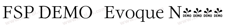 FSP DEMO   Evoque N字体转换